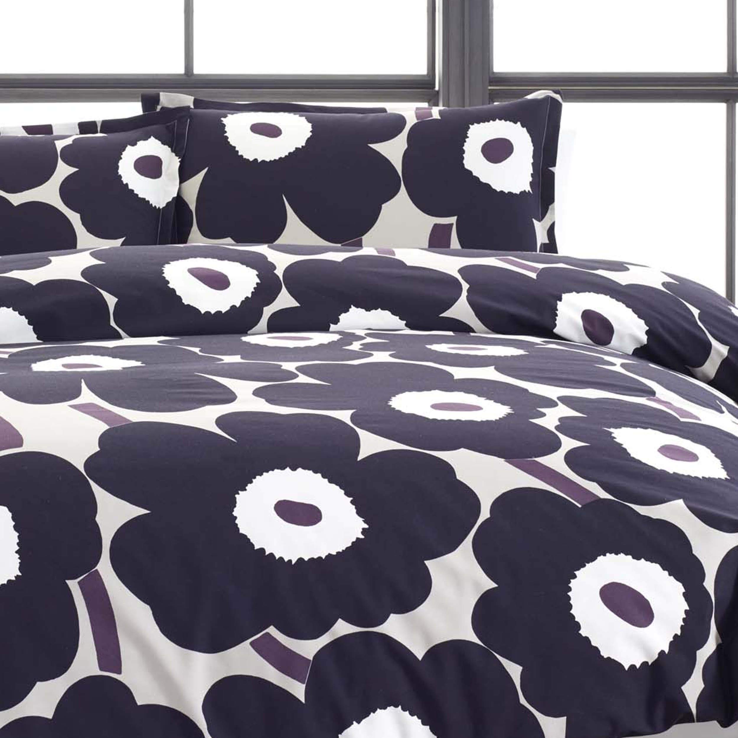 マリメッコ　ウニッコ　枕布団カバーセット　クイーンサイズ Amazon.co.jp: MARIMEKKO - キングサイズの掛け布団カバーセット